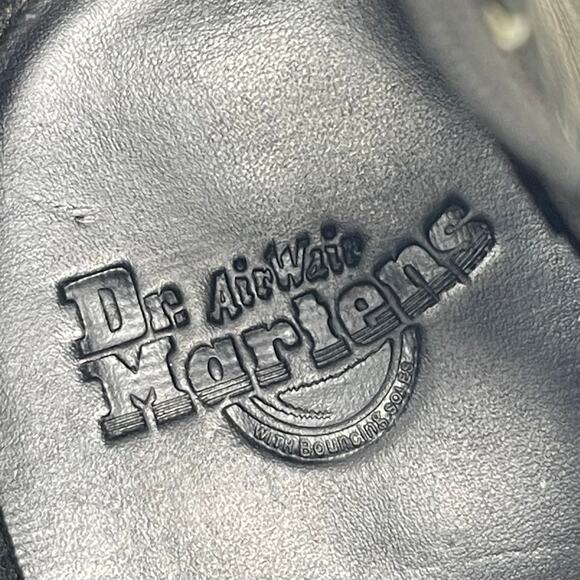 Dr. Martens Hurston Womens Leather Heeled Chelsea Boots - Black - Size 8 - Picture 9 of 9